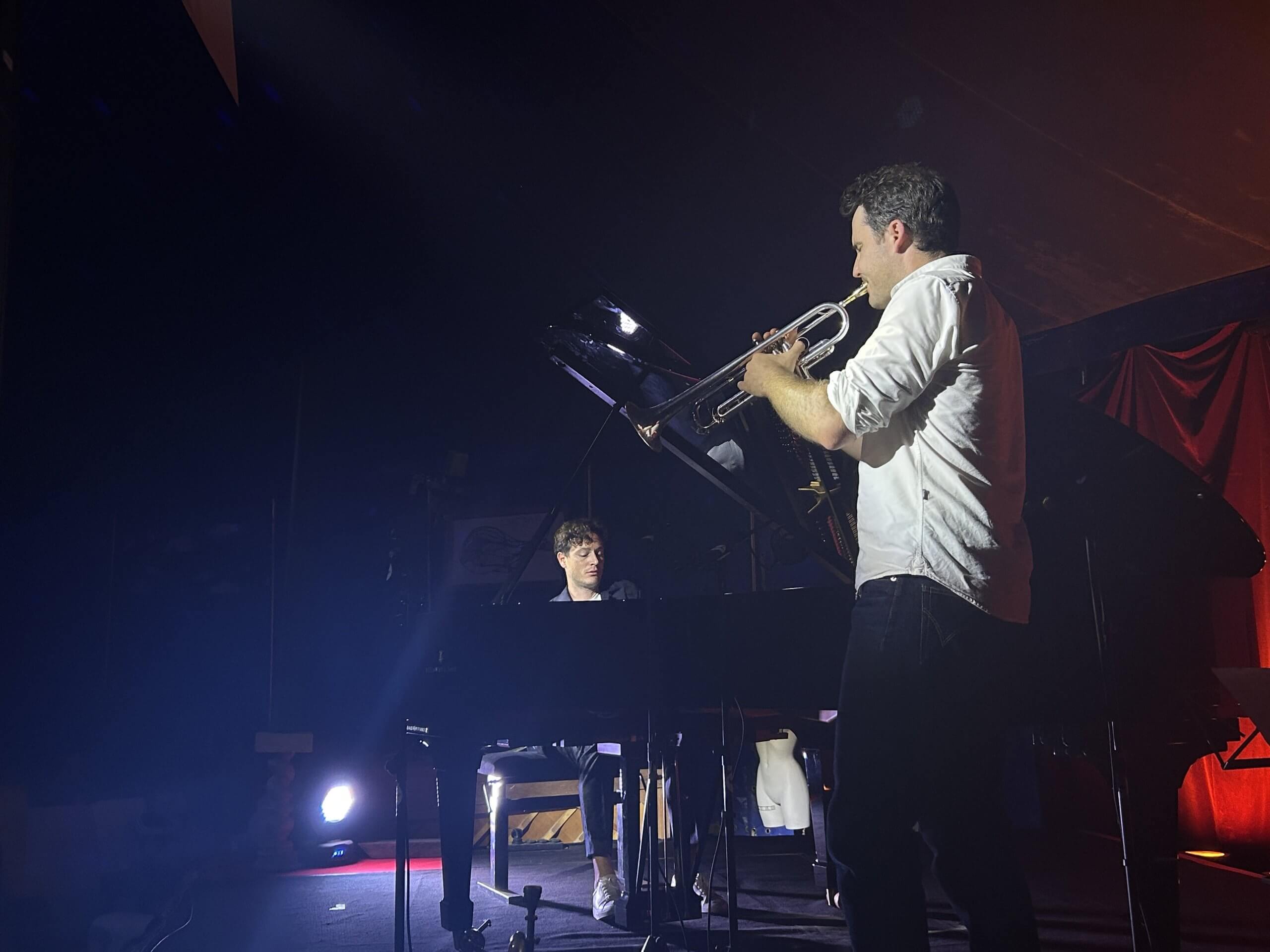Concert de David Enhco, trompettiste et Thomas Enhco, pianiste, à la Java